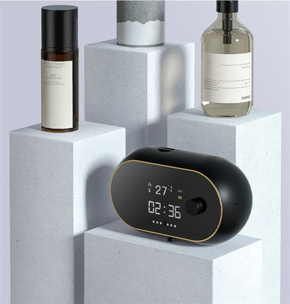 Dispensador automático de jabón en espuma — Montaje mural con pantalla digital