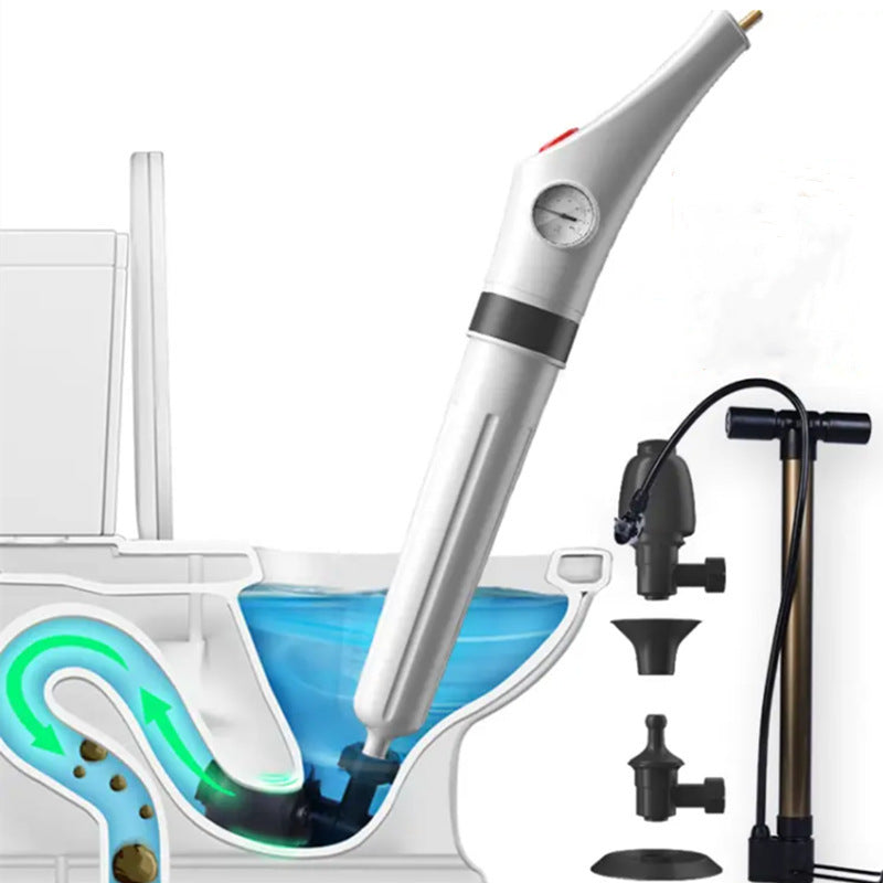 Desatascador de alta presión — Pistola neumática para inodoros y desagües