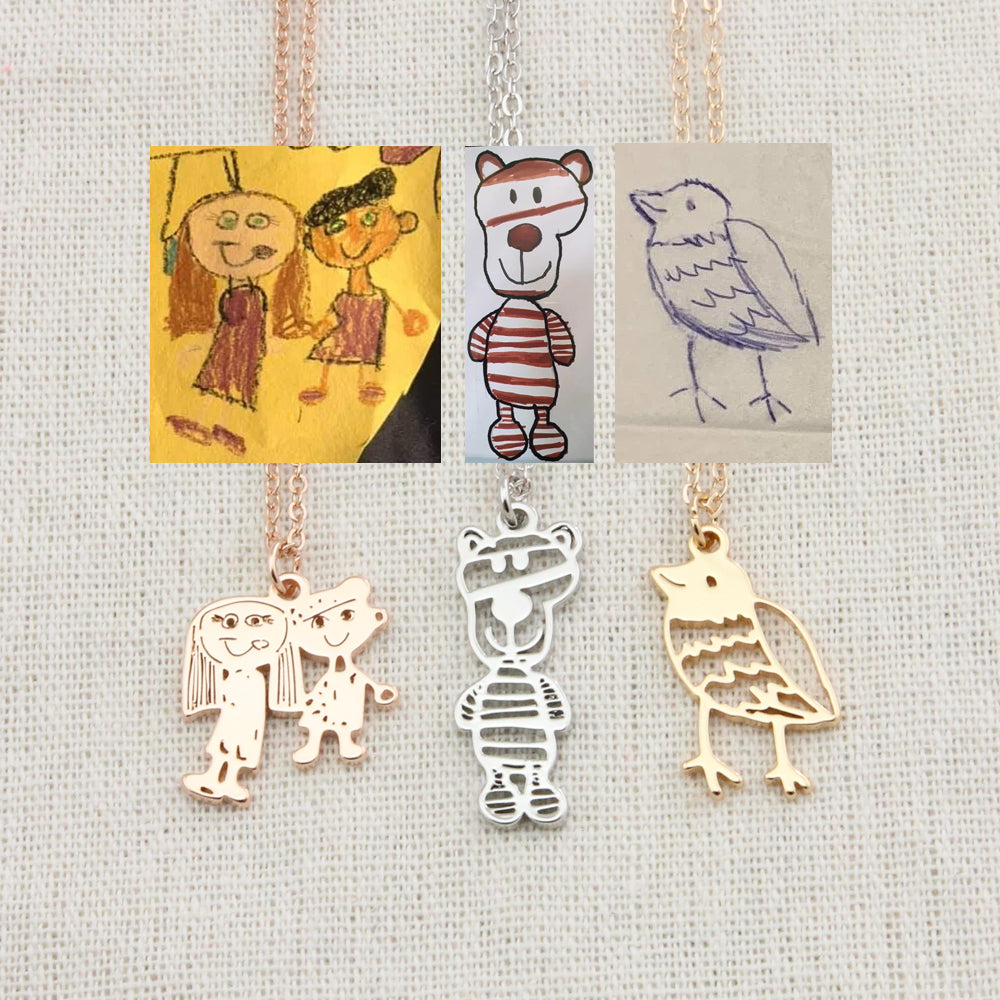 Collar Personalizado con Dibujo Infantil