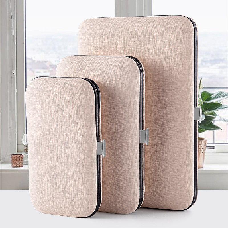 Set Profesional de Manicura y Pedicura en Acero Inoxidable con Estuche de Cuero