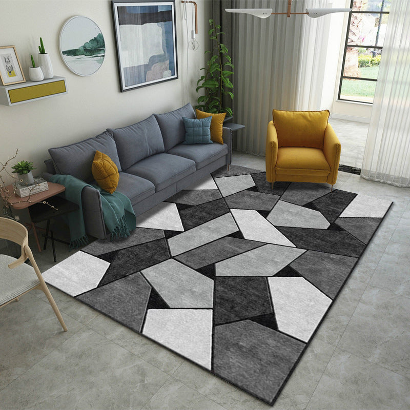 Alfombra moderna de lujo ligero — Diseño abstracto con degradado elegante