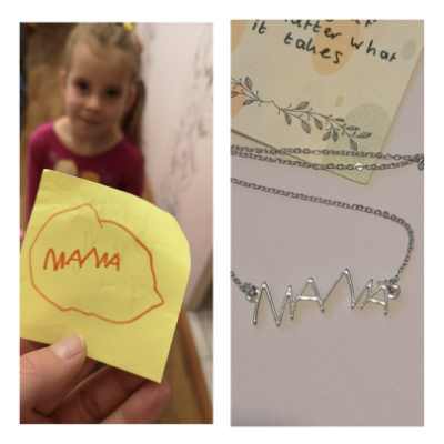 Collar Personalizado con Dibujo Infantil