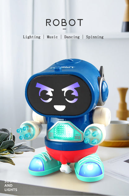 Robot Eléctrico Bailarín con Música y Luces – Juguete Infantil Automático