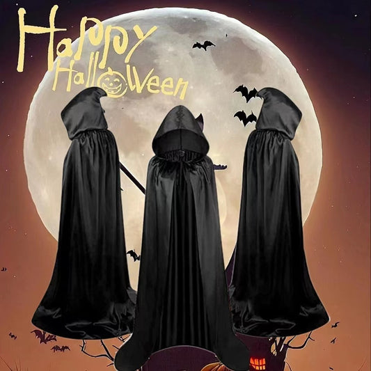 🧙‍♀️🎃 Capa de Mago Infantil con Capucha 2026 – Disfraz de Halloween y Fiestas 👻✨