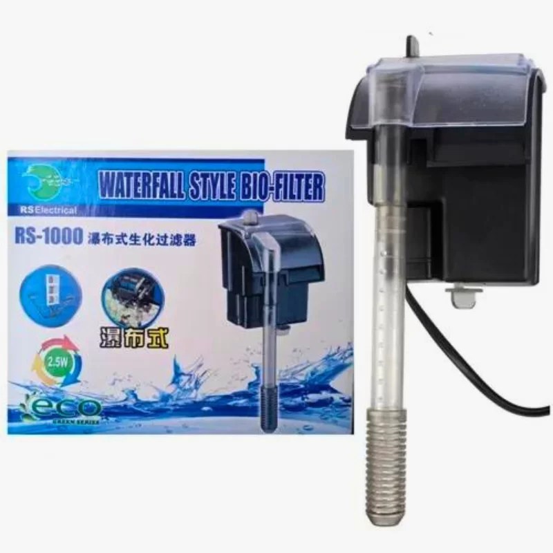 Filtro de cascada biológico para acuarios – sistema externo con cartucho reemplazable