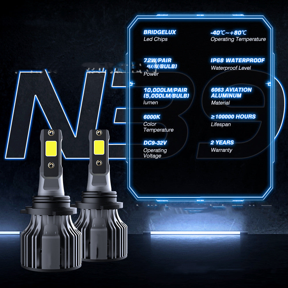 Bombillas LED Automotrices 6000K – Alta Potencia con Sistema de Enfriamiento Avanzado IP68