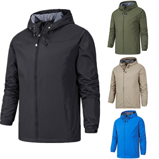 🧥 Chaqueta de Montaña Impermeable y Cortaviento – Hombre | 4 Estaciones ⛰️❄️☀️