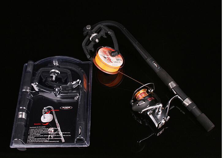 Enrollador de hilo de pesca profesional – dispositivo manual con base de ventosa