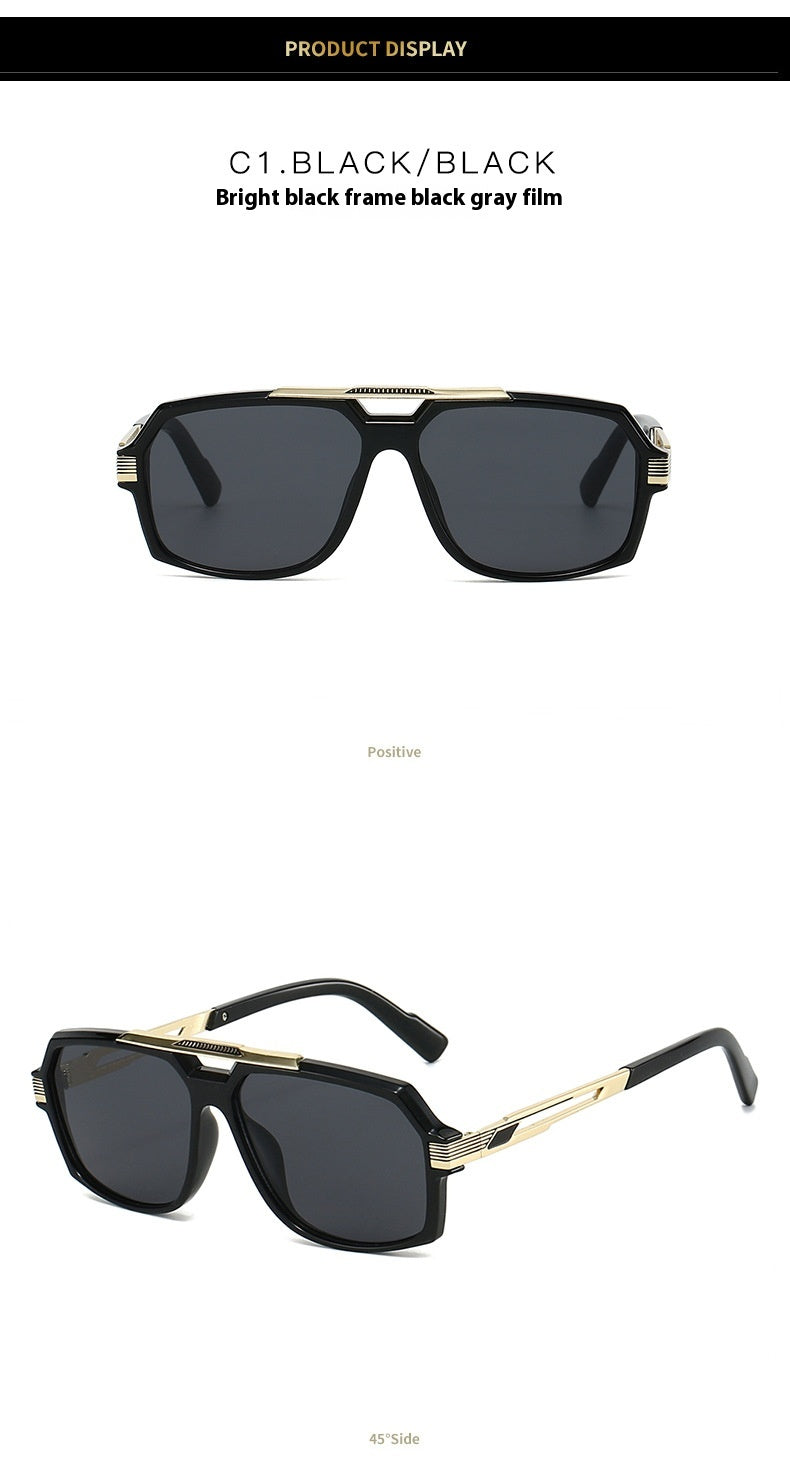Gafas de sol ovaladas para hombre – Estilo moderno con protección UV