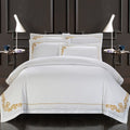Juego de Cama de Algodón Puro – 4 Piezas Premium de Alta Densidad