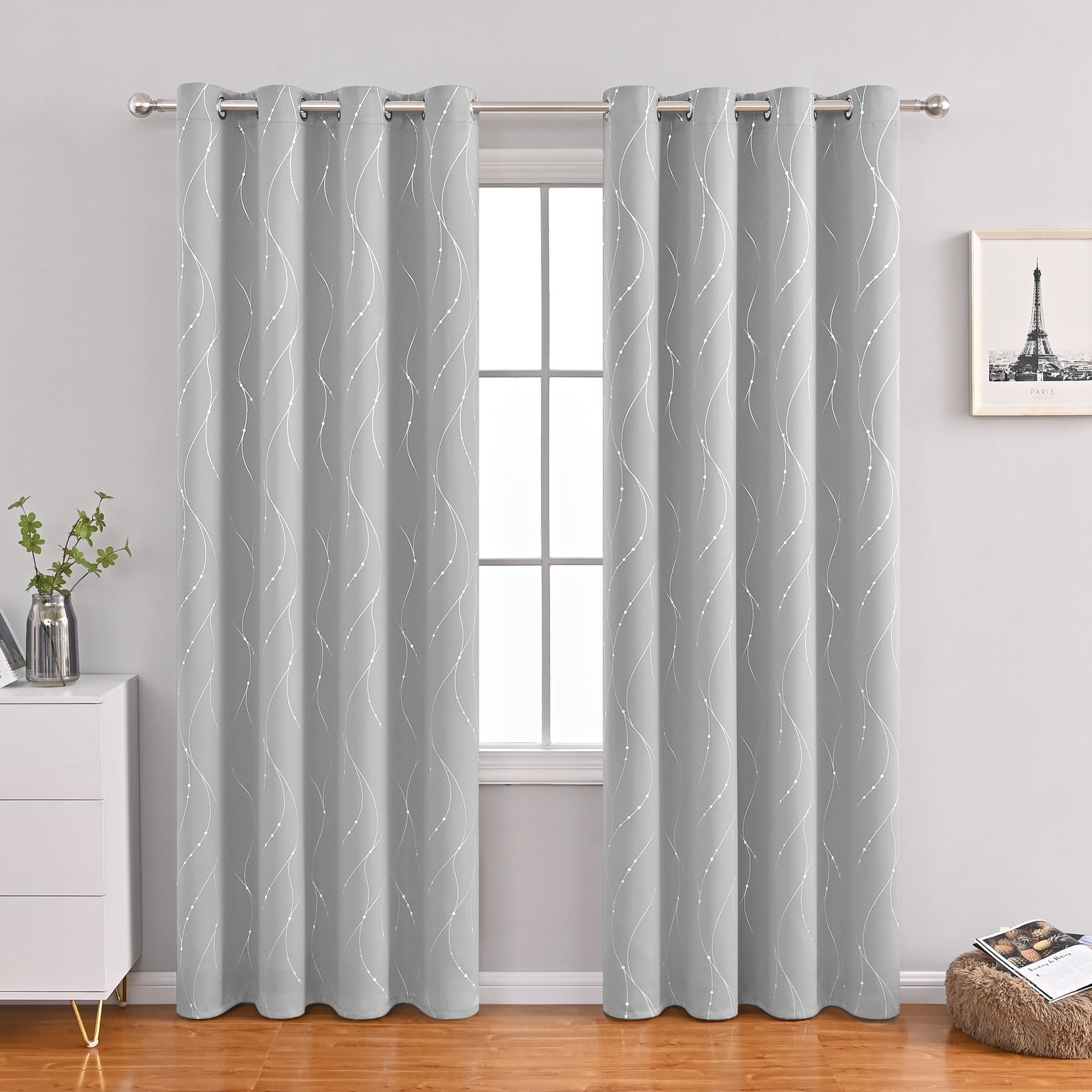 Cortinas Opacas Modernas Minimalistas – Diseño Elegante y Bloqueo de Luz Eficaz