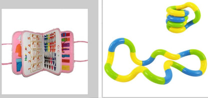 Libro Sensorial Montessori Infantil de Fieltro – Juguete Educativo