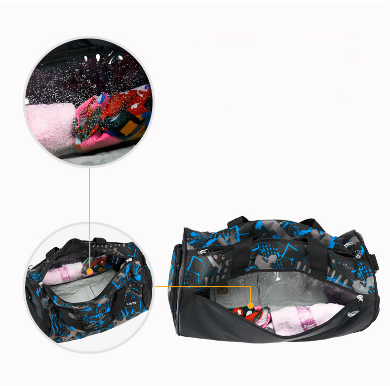 Bolso deportivo fitness para hombre – tejido Oxford impermeable