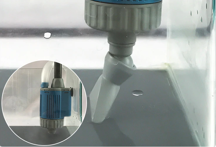 Cambiador de agua eléctrico multifuncional para acuarios – Succión potente y limpieza profunda