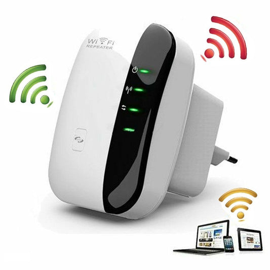 📶 Amplificador de Señal WiFi – Repetidor Inalámbrico 300Mbps