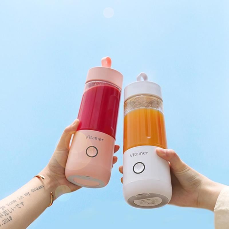 Licuadora Portátil USB 350 ml – Recargable y Compacta para Smoothies y Batidos