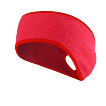Cinta deportiva térmica unisex – Banda elástica con forro polar para running, fitness y yoga