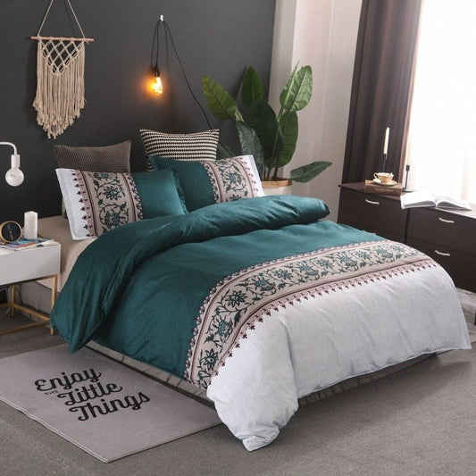 🛏️✨ Juego de Ropa de Cama Liso y Elegante – Fundas Nórdicas + Fundas de Almohada 💤🌸
