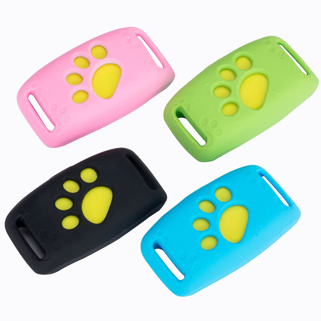 Localizador GPS para perros y gatos modelo Z8-A, resistente al agua, con precisión de 5–15 metros y geocerca para seguimiento en tiempo real.