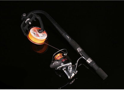 Enrollador de hilo de pesca profesional – dispositivo manual con base de ventosa
