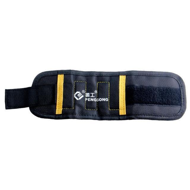 Muñequera magnética potente – Nylon transpirable con imanes ajustables para bricolaje