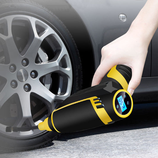 Bomba de aire  portátil inteligente con pantalla LED ⛽✨