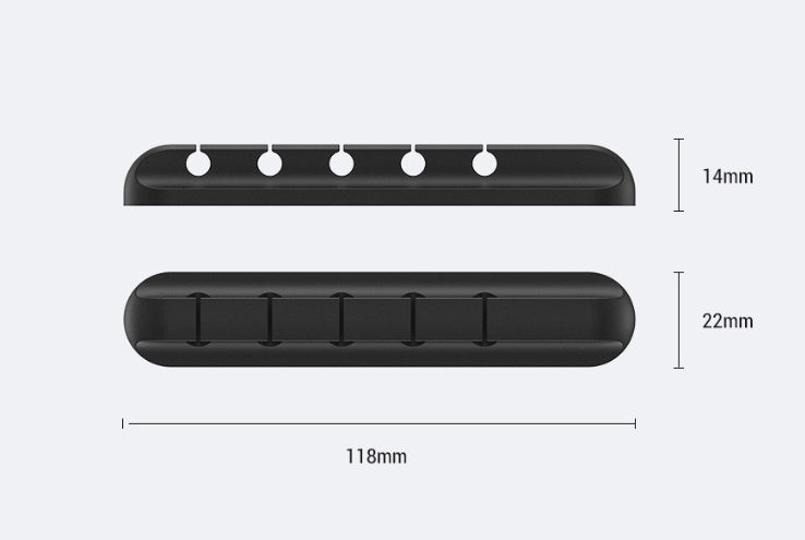 Organizador de Cables de Silicona – Clip Multifuncional para Escritorio y Hogar