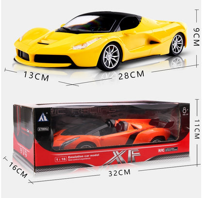 Coche de Carreras a Control Remoto 1:16 con Luces LED