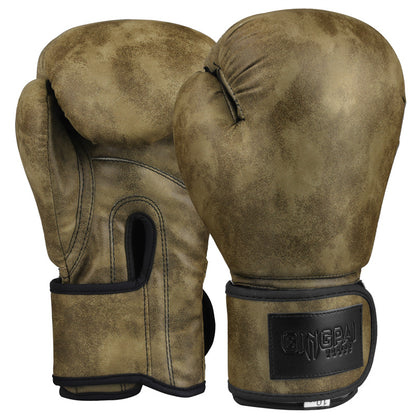 Guantes de boxeo vintage – diseño retro en cuero PU de alta calidad
