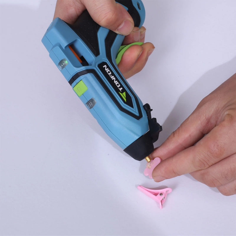 Pistola inalámbrica de silicona caliente – Recargable, ergonómica y de calentamiento rápido
