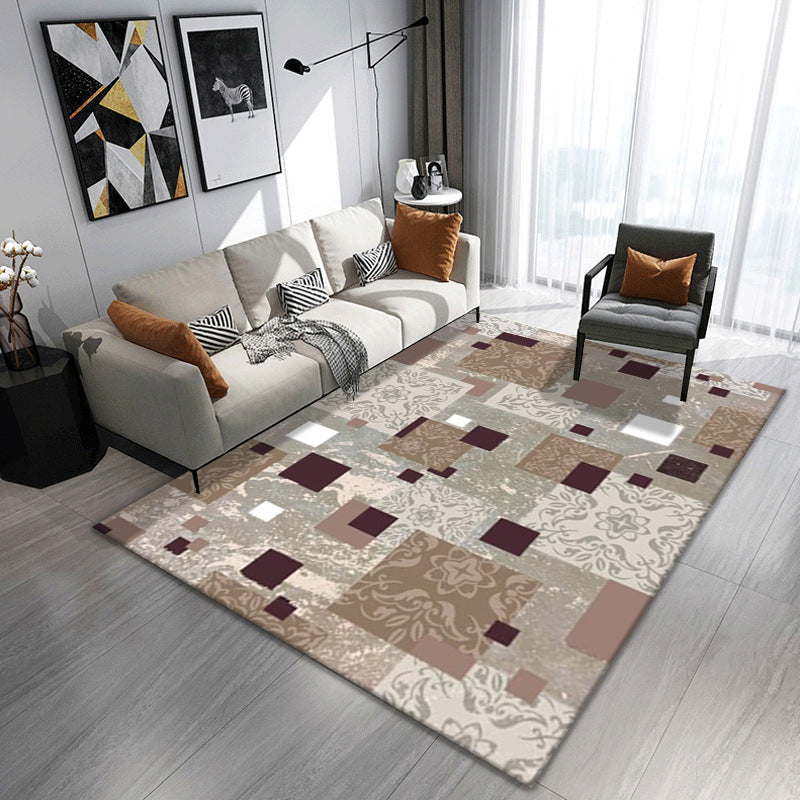 Alfombra moderna de lujo ligero — Diseño abstracto con degradado elegante