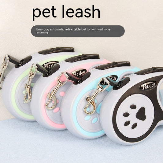 Correa retráctil para perros 🐕 | Freno automático 1 clic + diseño ergonómico