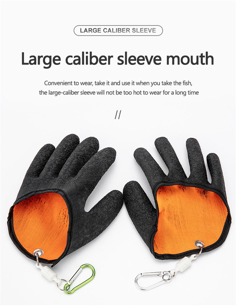 Guantes de pesca profesionales antideslizantes – protección y agarre seguro