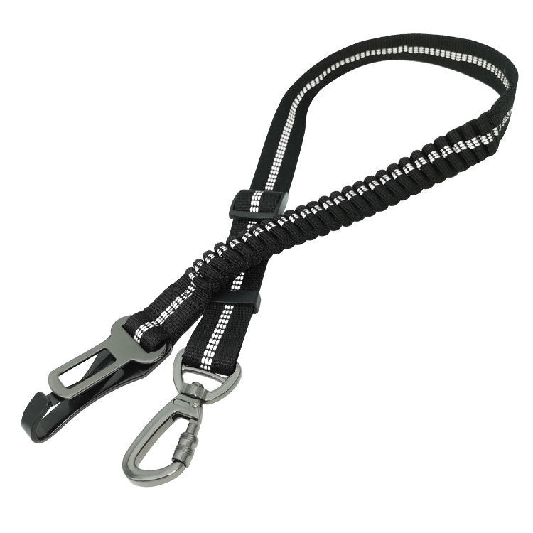 Cinturón de seguridad reflectante para perros – Elástico, ajustable y compatible con la mayoría de vehículos
