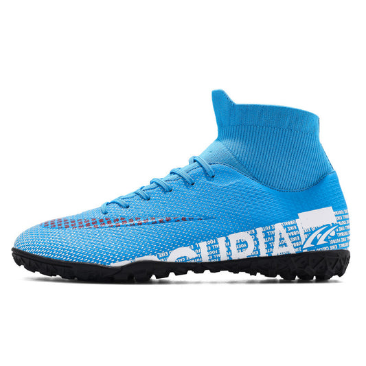 Zapatillas de Fútbol Unisex de Tobillo Alto AG Spikes para Entrenamiento y Competición
