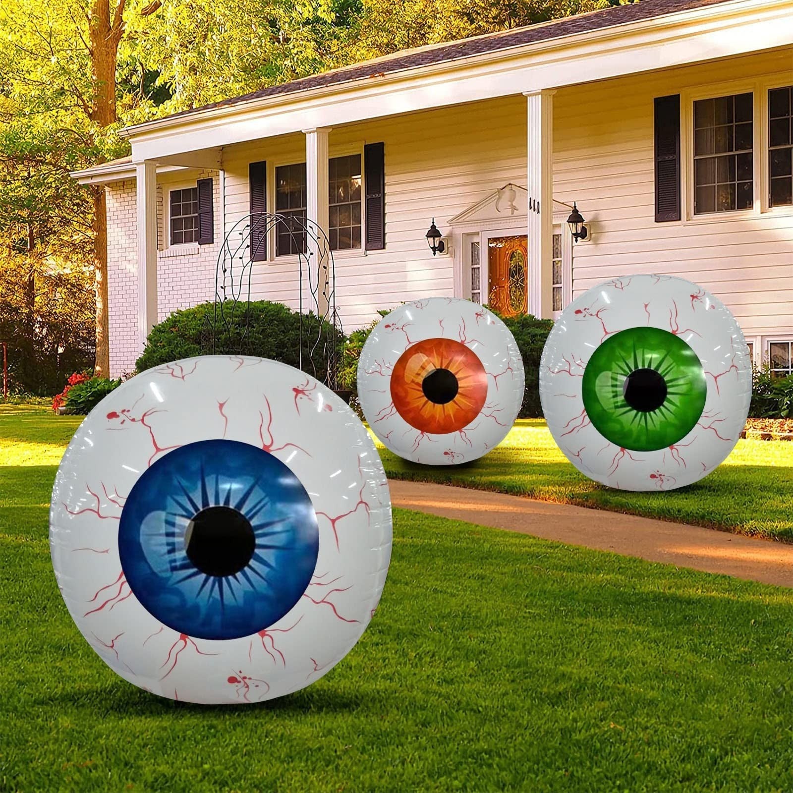 Globo Inflable Ojo Sangriento – Decoración Realista para Fiestas de Halloween
