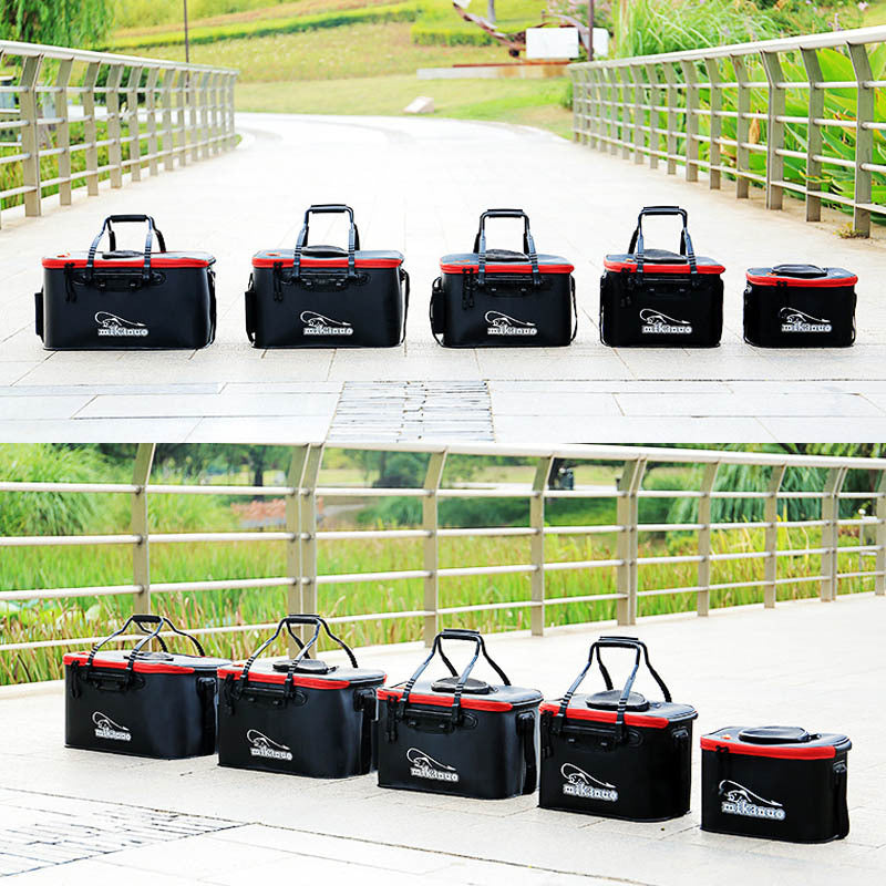 Bolsa de pesca plegable EVA impermeable – caja viva portátil para peces