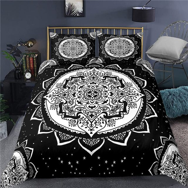 Juego de Cama Bordado Artesanal – Sábanas Modernas y Elegantes