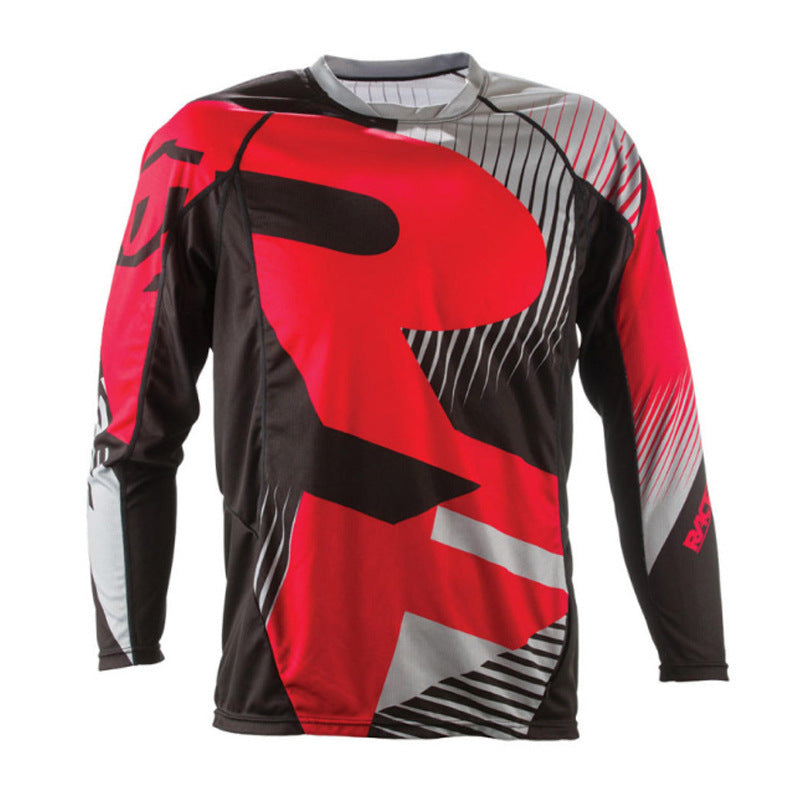 Jersey de ciclismo de montaña de manga larga – Transpirable y resistente al viento para hombre