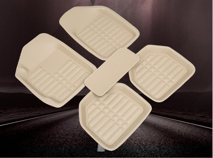 Alfombra de Coche de Cuero Ecológico – Impermeable, Antideslizante y Resistente al Desgaste