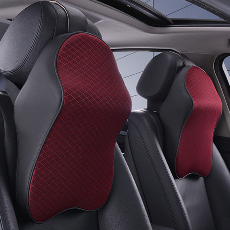 Almohada Cervical Viscoelástica para Coche – Soporte Ergonómico y Funda Lavable