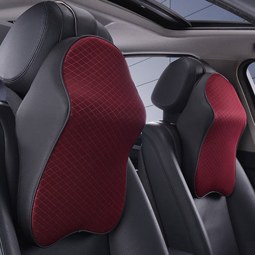 Almohada Cervical Viscoelástica para Coche – Soporte Ergonómico y Funda Lavable