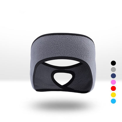 Cinta deportiva térmica unisex – Banda elástica con forro polar para running, fitness y yoga