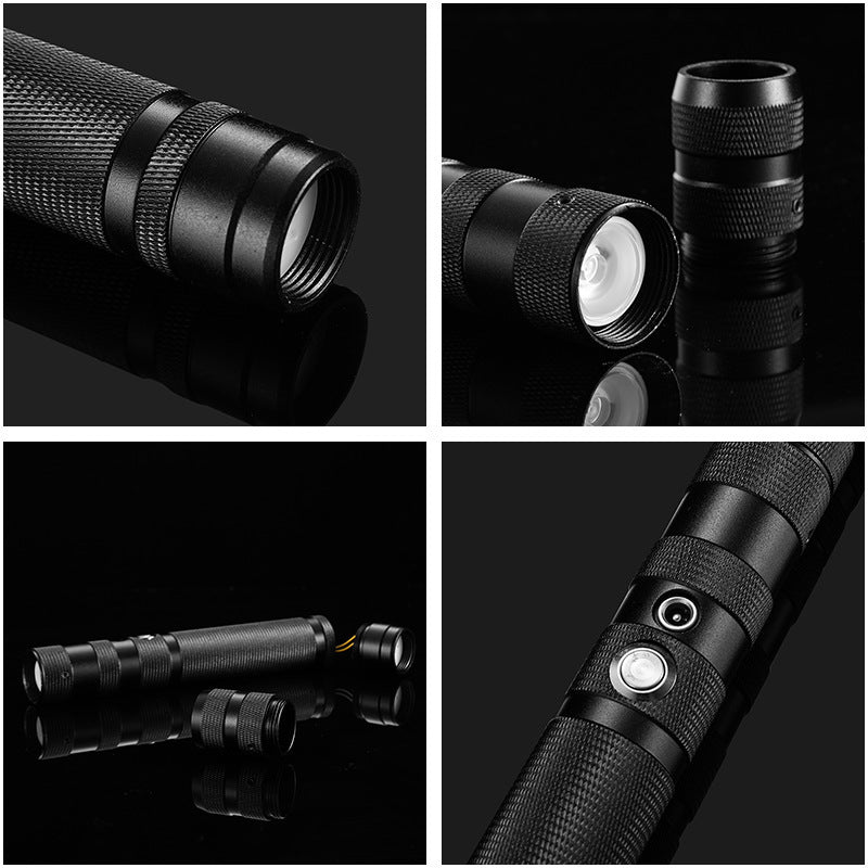 Espada Láser RGB 2 en 1 con Sonido y Luces LED – Recargable por USB