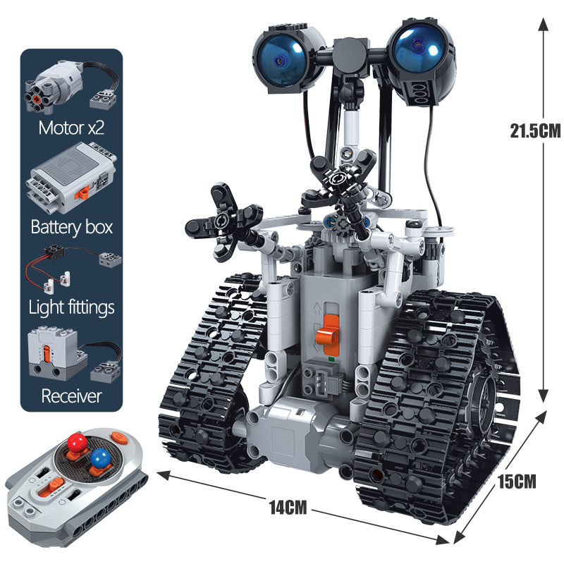 Robot Eléctrico con Control Remoto – Juguete de Construcción STEM con Bloques