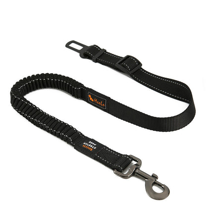 Cinturón de seguridad ajustable para perros – Nylon resistente y compatible con vehículos