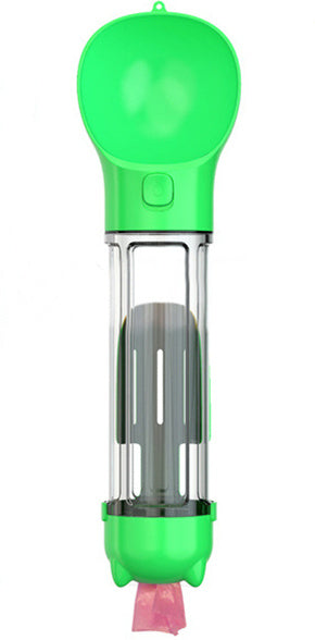 Botella de agua multifuncional para perros – Portátil, ligera y a prueba de fugas