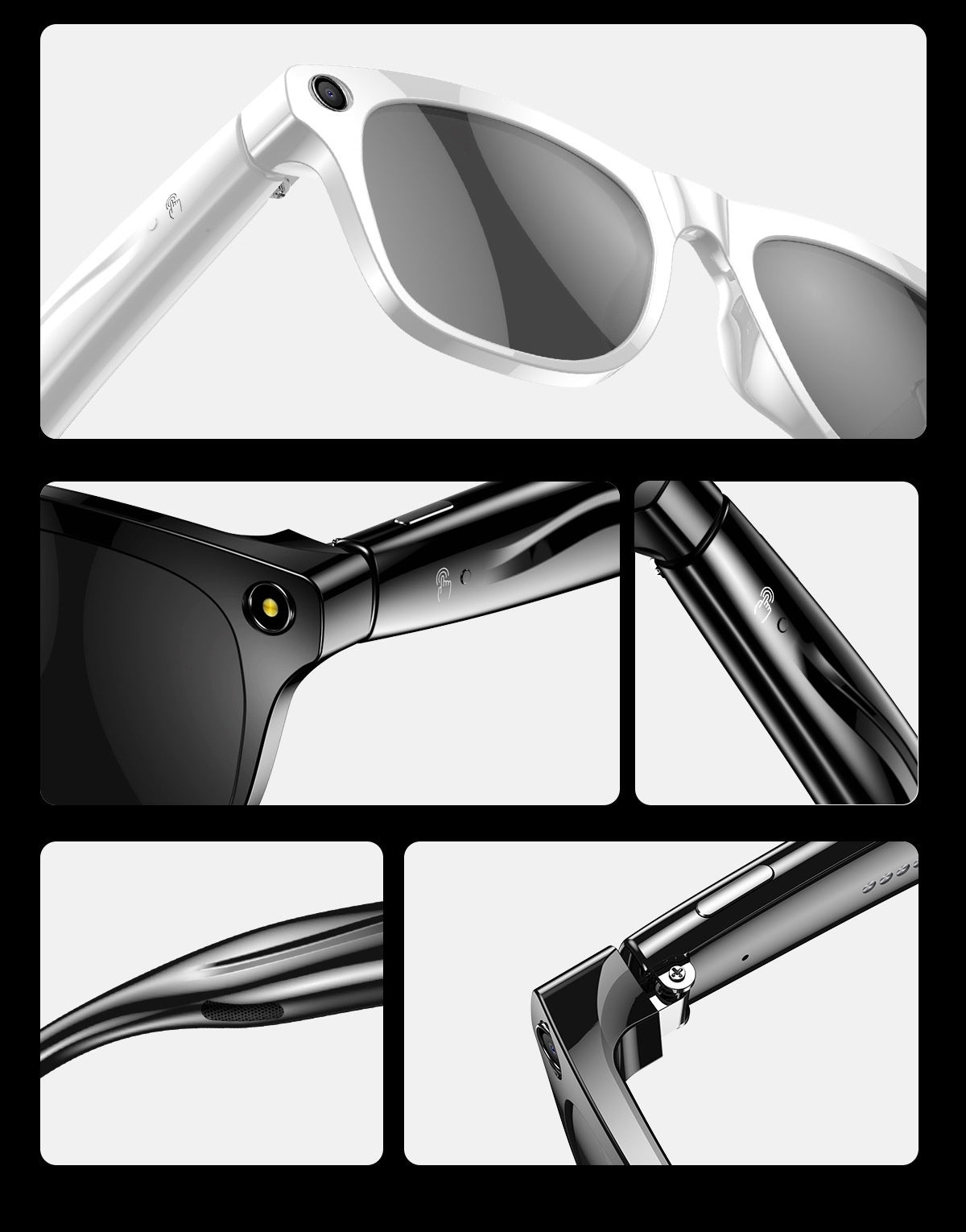 Gafas inteligentes de traducción – Con audio inalámbrico y batería de larga duración