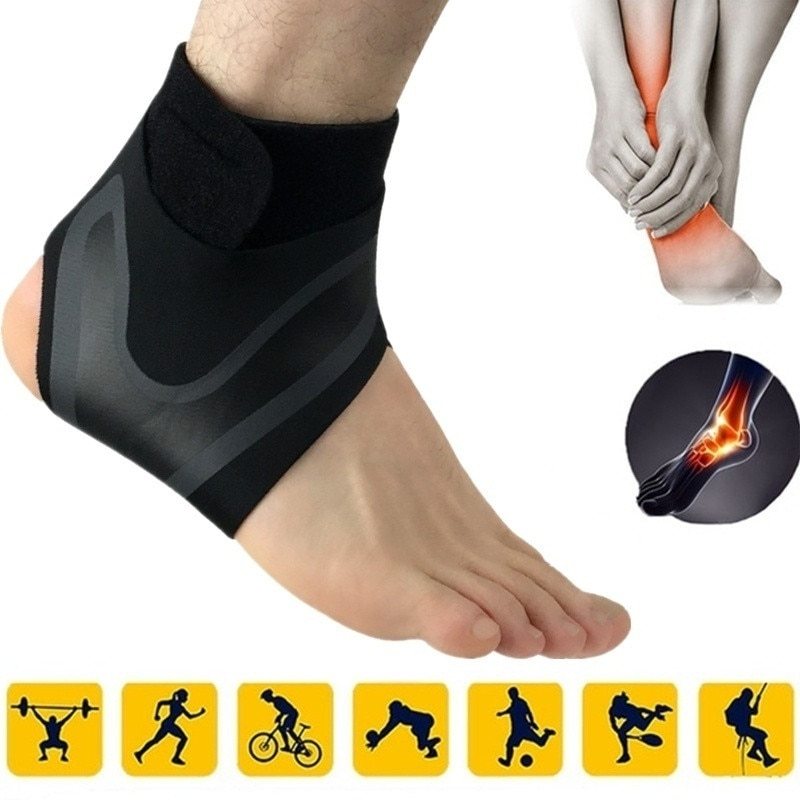 Tobillera de compresión deportiva – Soporte elástico transpirable para entrenamiento y fitness