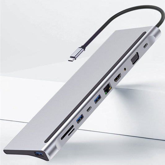 🔌✨ Hub Docking Station USB-C 11 en 1 – Expansión Multifuncional para Portátiles y MacBook
